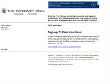 Tablet Screenshot of internetpoll.com